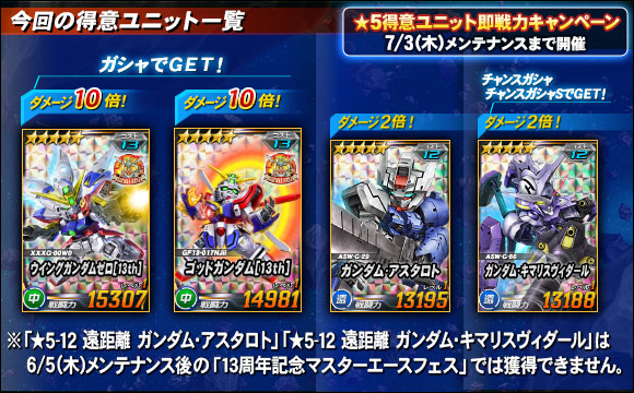 ★5得意ユニットの即戦力キャンペーン