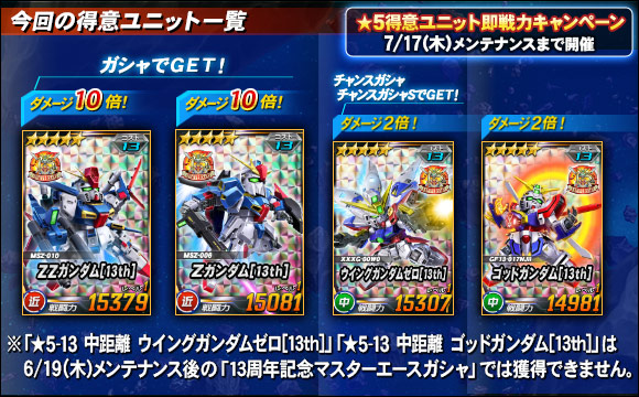 ★5得意ユニットの即戦力キャンペーン