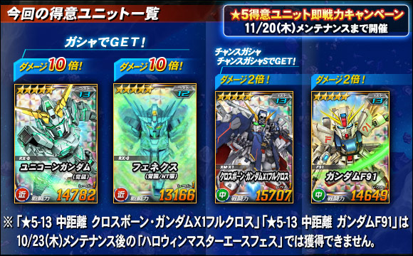 ★5得意ユニットの即戦力キャンペーン