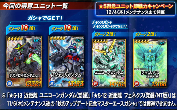★5得意ユニットの即戦力キャンペーン