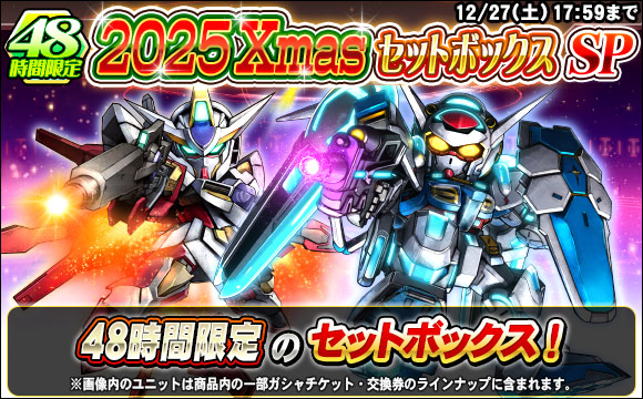 48時間限定！2025XmasセットボックスSP販売