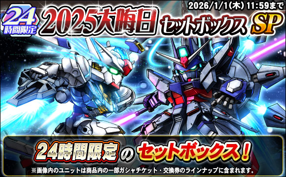 24時間限定！2025大晦日セットボックスSP販売