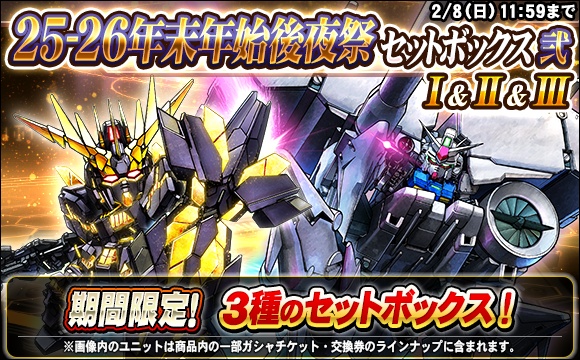 25-26年末年始後夜祭セットボックス弐販売