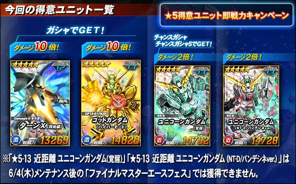 ★5得意ユニットの即戦力キャンペーン