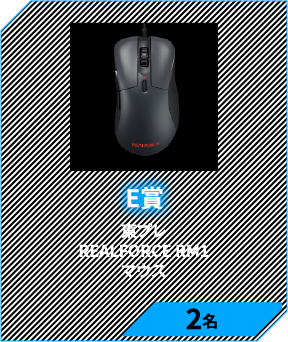 E賞　東プレ REALFORCE RM1 マウス 2名